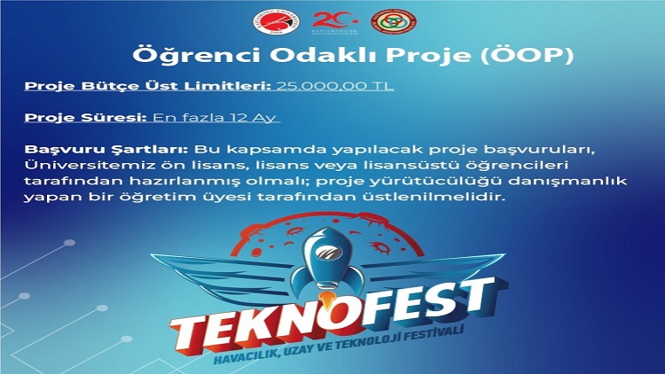 BAP Teknofest Proje Çağrısı